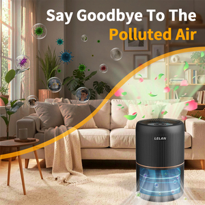Purificateur d'air H13, filtration en 3 étapes, élimination à 99,97 % de la poussière, de la fumée et des pollens, faible bruit, pour la maison, la chambre à coucher, la chambre de bébé, purificateur d'air H13 - Product Image 4