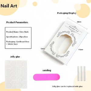 24 <span class=keywords><strong>Uñas</strong></span> Postizas de ABS con Diseño Floral 3D, <span class=keywords><strong>Uñas</strong></span> Francesas <span class=keywords><strong>Cortas</strong></span> <span class=keywords><strong>Cuadradas</strong></span> Color Nude, con Acentos de Perlas y Diamantes de Imitación Verdes, Reutilizables, de Lujo, para Verano - Product Image 4