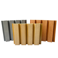 Pour RUCCA 220*24mm décoratif bois plastique Composite revêtement mural bâtiment extérieur WPC panneaux de revêtement bâtiment de revêtement Composite