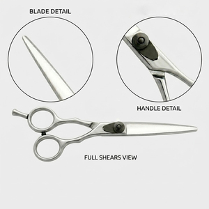 Ciseaux de coiffure professionnels ergonomiques en acier inoxydable pour salon de coiffure - Offre spéciale - Product Image 4