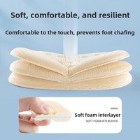 Patch anti-abrasion en mousse à mémoire de forme pour la prévention des ampoules au talon, pour talons hauts avec ajustement de la taille de chaussure, épaisseur 6 mm, unisexe