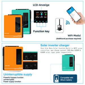 Anero <span class=keywords><strong>Inverter</strong></span> <span class=keywords><strong>4</strong></span> kw <span class=keywords><strong>4</strong></span>.2kw <span class=keywords><strong>5kw</strong></span> Solare Ibrido 6kw, <span class=keywords><strong>Inverter</strong></span> surya - Product Image 5