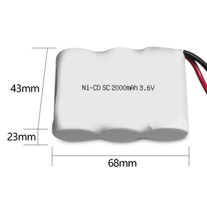 Batería de Repuesto JINTION de 3.6V 2000mAh NiCd para Iluminación de Emergencia, Compatible con Yuasa 3SCH2 0L3 <span class=keywords><strong>UB</strong></span> 3 Celdas Sub C - Product Image 2