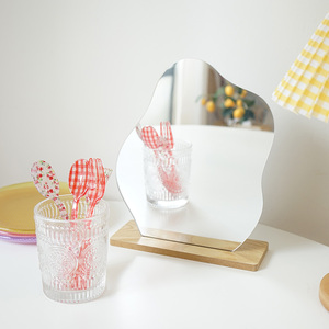 Gương Trang Điểm Bàn Gỗ Đứng Đồ Nội Thất Trang Trí Không Đều Gương Trang Điểm - Product Image 4