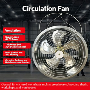 Ventilador Axial de CA de 24 Pulgadas, de Alta Velocidad y Bajo Ruido, Apto para Ventilación Industrial en Granjas Ganaderas y Avícolas - Product Image 1