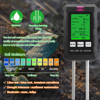 Détecteur Intelligent de Nutriments du Sol 6 en 1 pour Prairies, Testeur de pH, Humidité et Fertilité pour Jardin Domestique et Ferme