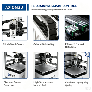 Impresoras 3D de Grado Industrial Serie AXS10-8, Compatibles con Filamento PLA, Nivelación Automática, Conectividad USB/WiFi para Impresión 3D Versátil - Product Image 4