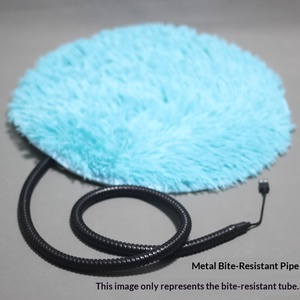 Alfombra Térmica Eléctrica <span class=keywords><strong>para</strong></span> <span class=keywords><strong>Perros</strong></span> con Diseño de Rayas, <span class=keywords><strong>Manta</strong></span> de Felpa con Carga USB, Colchoneta <span class=keywords><strong>para</strong></span> Dormir - Product Image 2