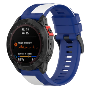 สายนาฬิกาซิลิโคน,สายนาฬิกาข้อมือ20มม. 22มม. 26มม. แบบใหม่ล่าสุดปี2023สำหรับ <span class=keywords><strong>Garmin</strong></span> Fenix 7X7S - Product Image 1