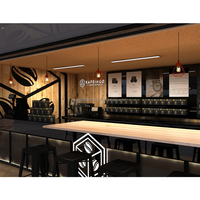 Kiosque à café Pop Open, conteneur extensible de 20 pieds à vendre