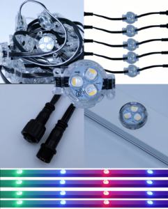 Misrabbit良い製品0.96W 12V 30MM防水UCS2904 RGBW恒久的な休日クリスマス屋外ライトピクセルLEDポイントライト - Product Image 4