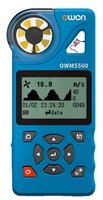 Anémomètre intelligent OWON OWM5500, mesure de la vitesse du vent, du volume d'air, de la température et de l'humidité