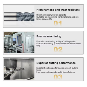 68 <strong>Degree</strong> 5 Flutes High Hardness <strong>End</strong> <strong>Mill</strong> Stainless Steel High Temperature Titanium Alloy <strong>End</strong> <strong>Mills</strong> - Product Image 5
