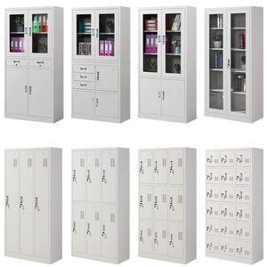 Sắt văn phòng Tủ hồ sơ với Locker khóa kim loại chứng từ dữ liệu tài chính tủ trong bảng gỗ phong cách - Product Image 5