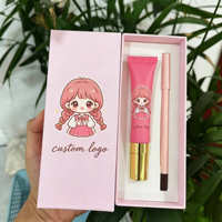 Kit Lèvres 2-en-1 Tube Compressible Best-Seller – Mat, Brillant, Crème, Imperméable, Longue Tenue – Marque Privée – Gloss et Crayon à Lèvres