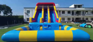 Tour <span class=keywords><strong>d</strong></span>'escalade flottante <span class=keywords><strong>gonflable</strong></span> <span class=keywords><strong>d</strong></span>'extérieur avec toboggan, parc de jeux aquatiques pour adultes et enfants, pour centres commerciaux - Product Image 3