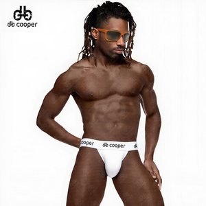 Tanga de algodón con espalda <span class=keywords><strong>en</strong></span> T para <span class=keywords><strong>hombre</strong></span>, bolsa de tiro bajo, cintura elástica ancha, <span class=keywords><strong>ropa</strong></span> <span class=keywords><strong>interior</strong></span> transpirable para mayor comodidad - Product Image 3