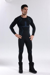 Ensemble de <span class=keywords><strong>sous</strong></span>-vêtements de <span class=keywords><strong>ski</strong></span> haute performance en Spandex/Nylon à séchage rapide, anti-humidité, coupe-vent, compression, chaleur, pour le <span class=keywords><strong>ski</strong></span> <span class=keywords><strong>alpin</strong></span> - Product Image 4