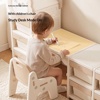 Meuble de rangement multifonction pour jouets de bébé, armoire à tiroirs en plastique, chaise de bureau, rangement pour jouets, livres et articles divers