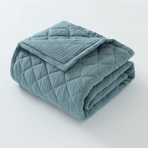 Couverture Matelassée en Mousseline pour Bébé Douce Confortable Épaisse Chaude et Légère Couette pour <span class=keywords><strong>Poussette</strong></span> Berceau Couette en Mousseline Literie pour Tout-Petit - Product Image 4