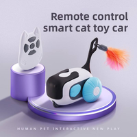 Jouet intelligent pour chat télécommandé, voiture électrique pour chat, best-seller transfrontalier, fournitures pour animaux de compagnie, vente en gros d'usine
