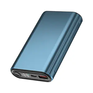 High power 30W PD fast charge powerbank Compact metal portable mobile power 10000 mah power bank
