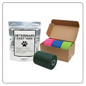 Cinta de Fibra de Vidrio Ortopédica Desechable para Uso Hospitalario y Veterinario, Venda Médica Transpirable de Alta Elasticidad - Product Image 2