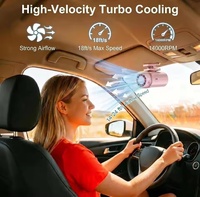 Ventilador Portátil USB para Coche Y32 Summer 199, Mini Ventilador de Mano con Velocidades Ajustables, Giratorio 360° °   Ventiladores de Mano Giratorios con Pantalla