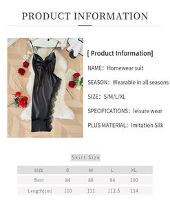 Chuangerm Stokta 2026 Yeni Moda Seksi Sırtı Açık Gecelik Kadınlar İçin Dar Kesim Dantel Detaylı Askılı Elbise Gecelik - Product Image 5