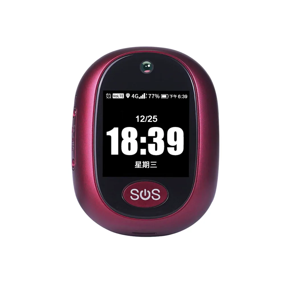 4G kişisel GPS Alarm Web tabanlı GPS izleme yazılımı giyilebilir güvenlik cihazı