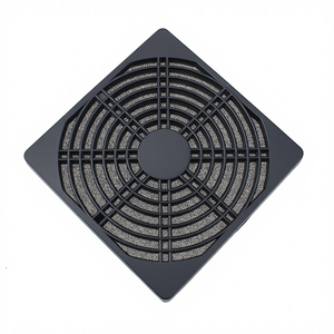 Gdstime 3 in 1 <strong>Computer</strong> Case USB Ball Bearing <strong>Fans</strong> Black Plastic Dust Filter <strong>Fan</strong> Guard <strong>Grill</strong> 6cm-17cm 0.9W 1RPM - Product Image 1