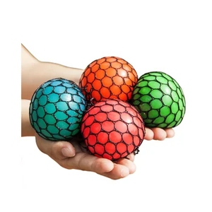 Fruit Grape Ball Cute Soft TPR Anti-Stress Decompression Squeeze Toy for Adults & Kids <b>Fidget</b> Relief - Product Image 1
