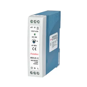 Rail switching power supply Small size MDR-20-12V 1.6A card rail installed DC power supply