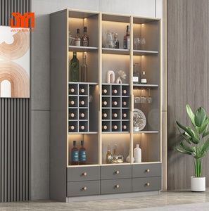 <span class=keywords><strong>JYN</strong></span> Armoire à vin personnalisée Solution de stockage dissimulée Bar Mobilier de salon Salle à manger Armoire à vin - Product Image 6