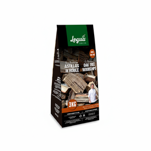 CHECS de chêne espagnol de haute qualité (ÉCLATS) sac de 3kg pour cuisiner et fumer sur votre barbecue rapidement et propre - Product Image 2