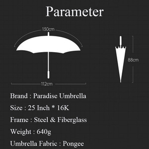 Thiên đường ô mang nhãn hiệu chất lượng cao tùy chỉnh UV bảo vệ UPF 50 + UV gấp ô in - Product Image 3