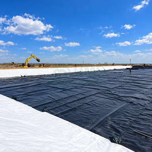 Géomembrane HDPE noire résistante à la corrosion, imperméable, pour lagons d'épuration et traitement des eaux usées, directement de l'usine - Product Image 5