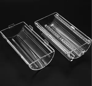 Barco de vidro de quartzo para laboratório, utensílios de vidro de laboratório personalizados, barco de quartzo com sílica fundida