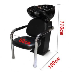 Venta al por mayor de muebles de barbería, silla de champú, silla de lavado de pelo, fregadero, cama, lavabo de belleza, silla de pelo con champú - Product Image 5