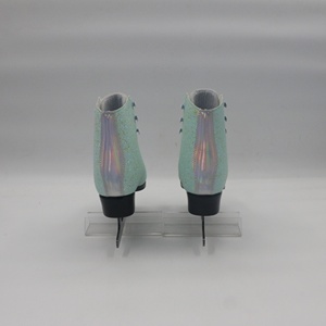 Eleganti <span class=keywords><strong>pattini</strong></span> da ghiaccio Glitter verdi-<span class=keywords><strong>pattini</strong></span> da <span class=keywords><strong>donna</strong></span> alla moda con fodera termica e finitura luccicante - Product Image 3
