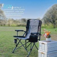 Chaise de pêche de luxe multi-niveaux réglable, portable, résistante à l'usure, tabouret de pêche pliant, chaise de camping