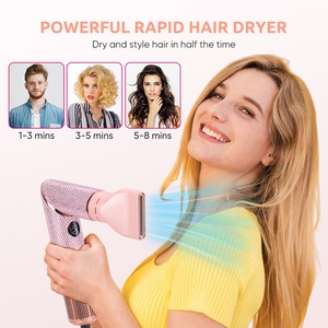 Nouvelle tendance 2026 Outils de coiffure Moteur sans balais BLDC haute vitesse Sèche-cheveux Salon Fer à friser automatique Multi-<span class=keywords><strong>styler</strong></span> Ensemble 5 en 1 - Product Image 2