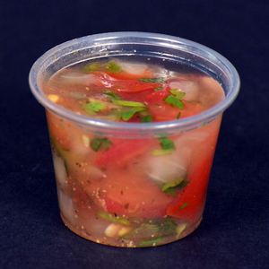 Gobelets à soufflé en plastique transparent/noir avec couvercles, contenants à sauce de 0,75 oz - Product Image 5