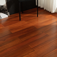 Apolloxy Bois massif de taille personnalisée Pas pour plancher brésilien Plancher en bois de teck massif Plancher en bois dur acajou