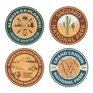 Plaque murale ronde en métal tendance pour la vente en gros, idéale pour les clubs d'aventure en plein air et les parcs <span class=keywords><strong>nationaux</strong></span> – Plaque métallique personnalisée - Product Image 3