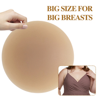 Tallas grandes para mujer, sin espalda, sin tirantes, cubiertas adhesivas para pezones, ropa interior cómoda para pechos grandes
