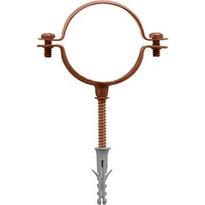 Collar de abrazadera de tubo de cobre con tornillos y tapón Acero métrico de 16mm Acabado en zinc Personalización OEM compatible - Product Image 1