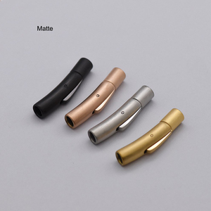 Thép không gỉ <span class=keywords><strong>Clasp</strong></span> da dây Kết thúc khóa Cap-Snap khóa đồ trang sức nối móc lưỡi lê <span class=keywords><strong>Clasp</strong></span> DIY Vòng đeo tay vòng cổ dây kết thúc - Product Image 6