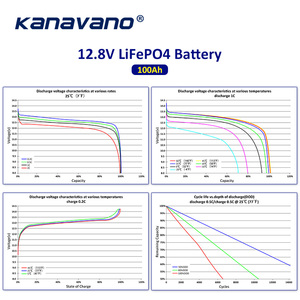 <strong>12v</strong> Rechargeable Lithium Ion <strong>Batteries</strong> <strong>12v</strong> 100ah Lifepo4 <strong>Battery</strong> for Kayak Trolling Motor - Product Image 4