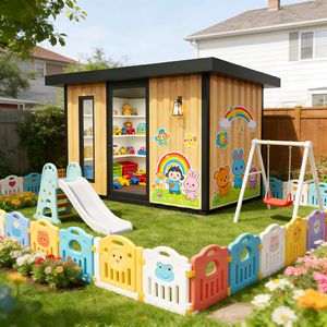 Cabane préfabriquée facile à installer, maison de jardin, assemblage rapide, pièce extérieure, sans travaux lourds, design modulaire, gain de temps - Product Image 2